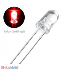 5mm Clear Lens LED Red